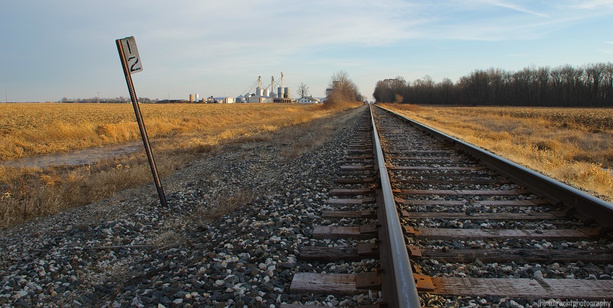 Indiana Countryside | Railroad Train | Brownsburg, Indiana | Image By Indiana Architectural Photographer Jason Humbracht