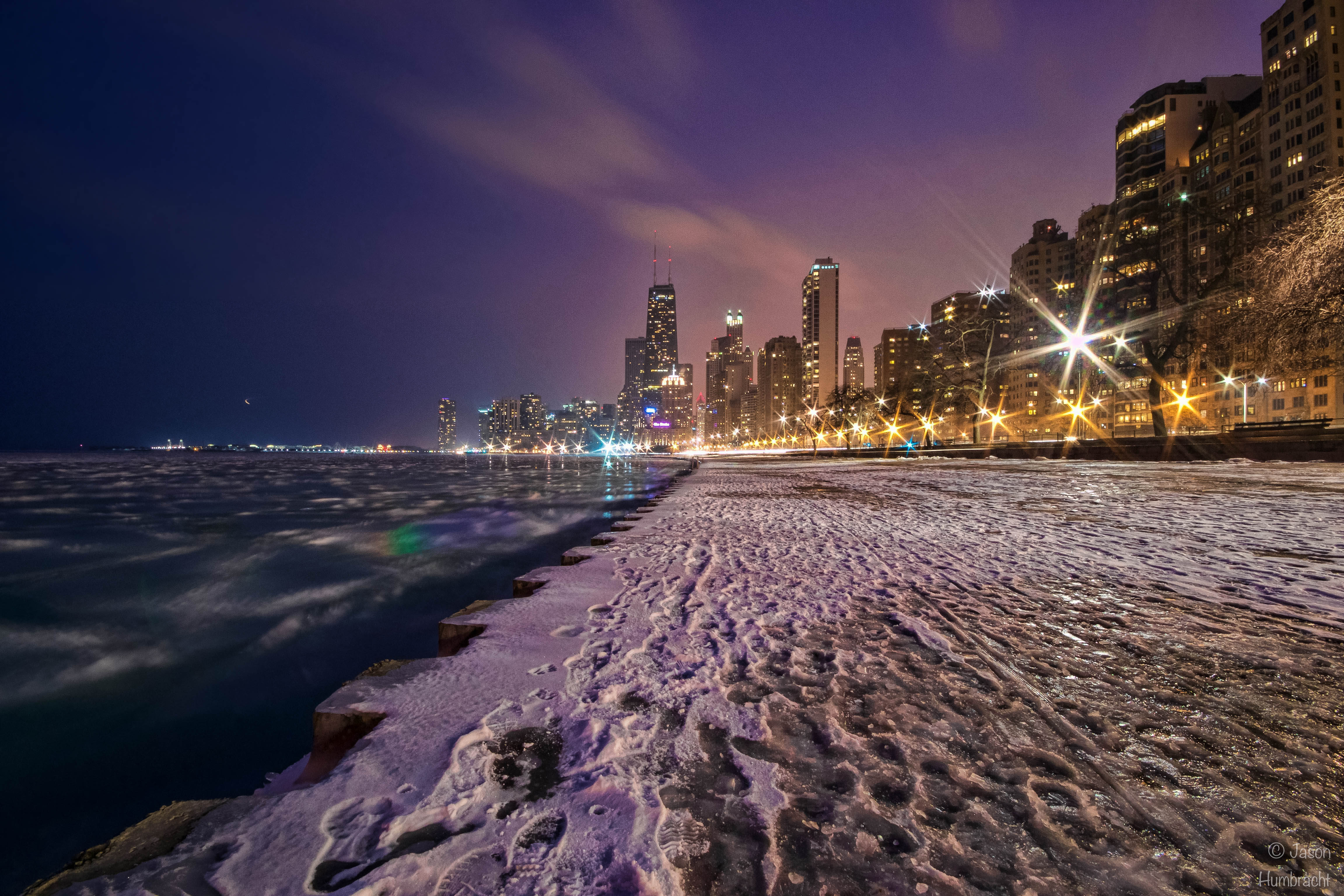 Chicago Skyline At Night | Chicago Architecture | Image By Indiana Architectural Photographer Jason Humbracht