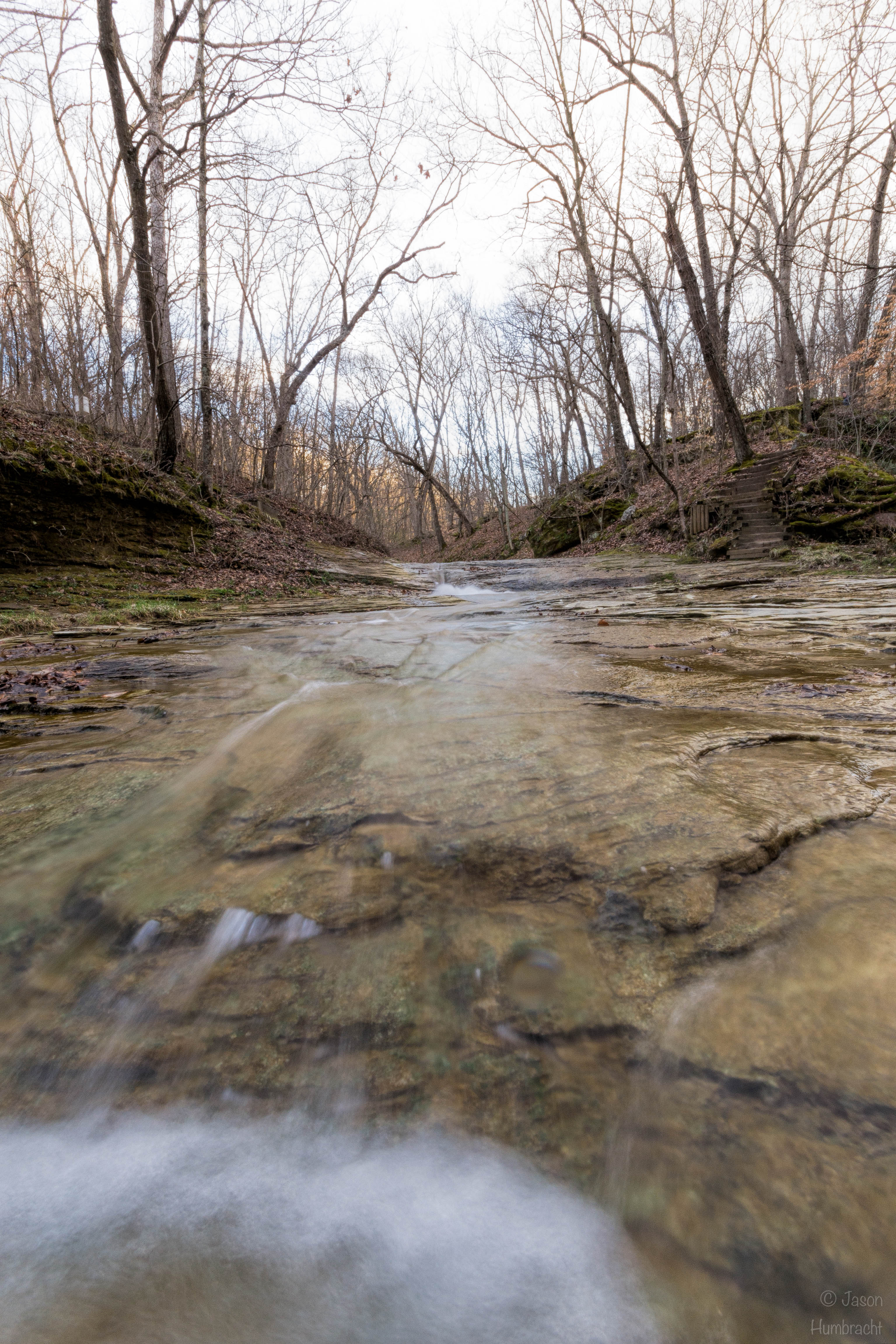 Fall Creek Gorge | Indiana Waterfalls | Attica Indiana | The Potholes | Image By Indiana Architectural Photographer Jason Humbracht