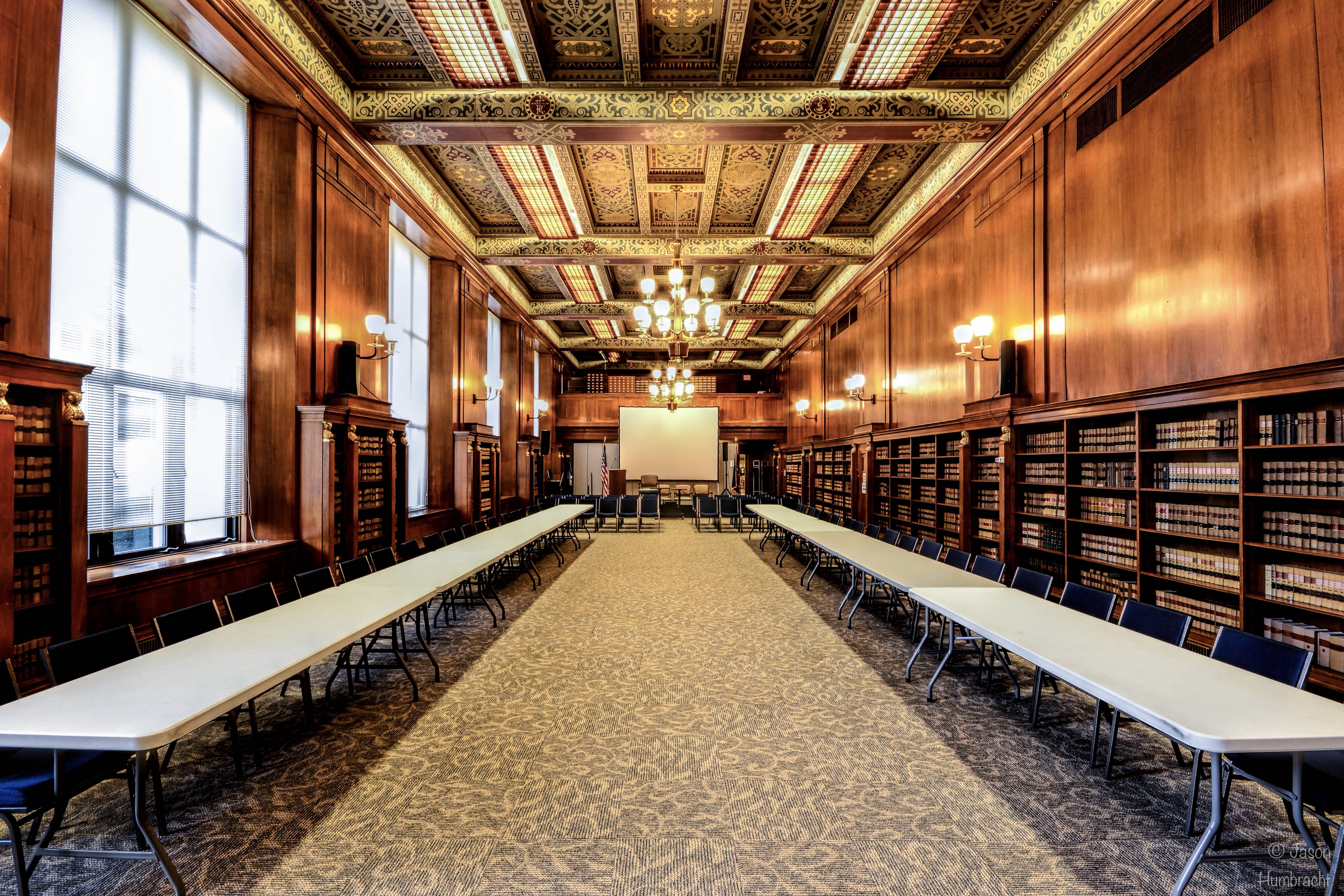 Indiana State Library | History Reference Room | Indiana Architecture | Indianapolis, Indiana | Image By Indiana Architectural Photographer Jason Humbracht