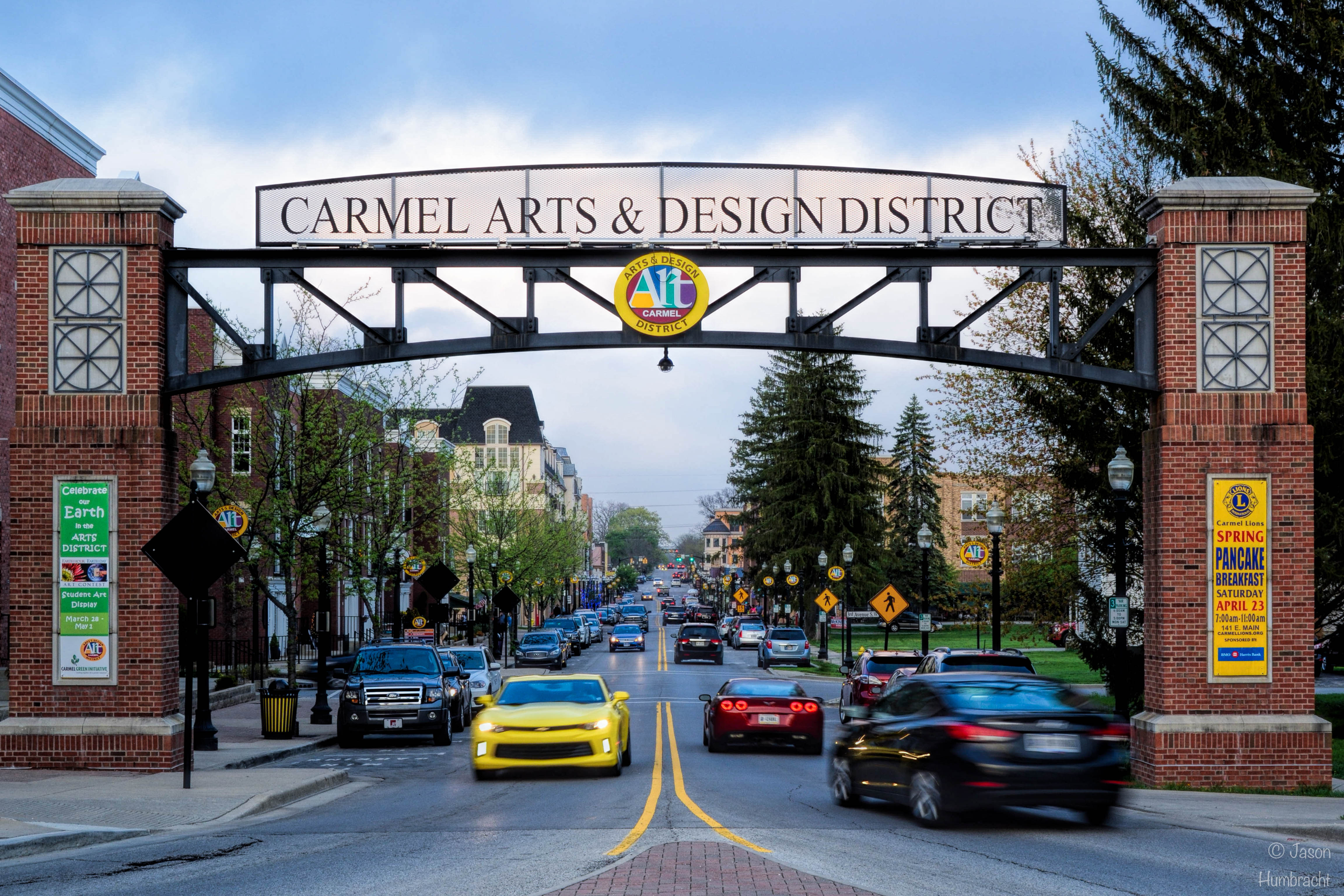 Carmel Arts & Design District | Carmel Indiana | Indiana Architecture | Image By Indiana Architectural Photographer Jason Humbracht 
